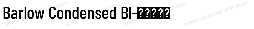 Barlow Condensed Bl字体转换